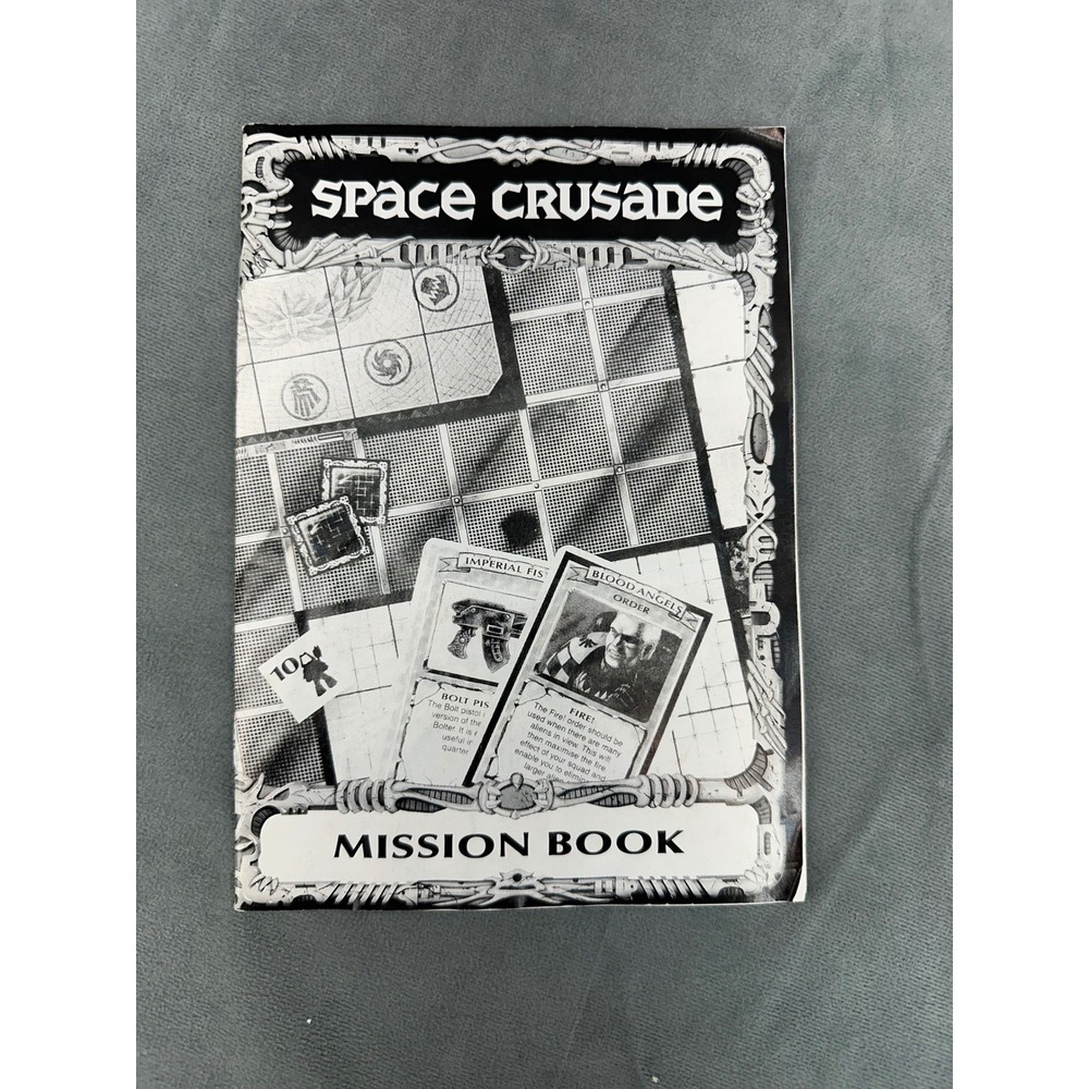 Space Crusade Mission Book 1990 Milton Bradley Replacement Part Piece